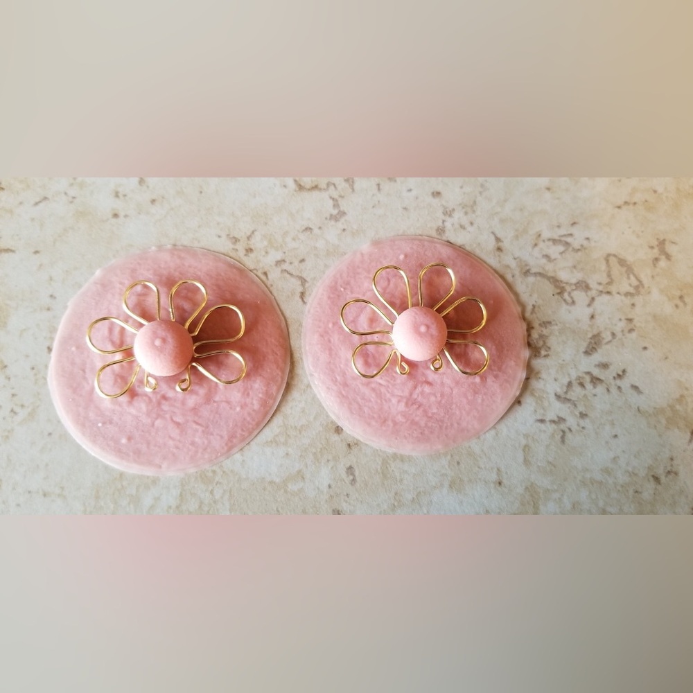 Adjustable Flower Clip-On Nipple Rings (No Piercing Required)